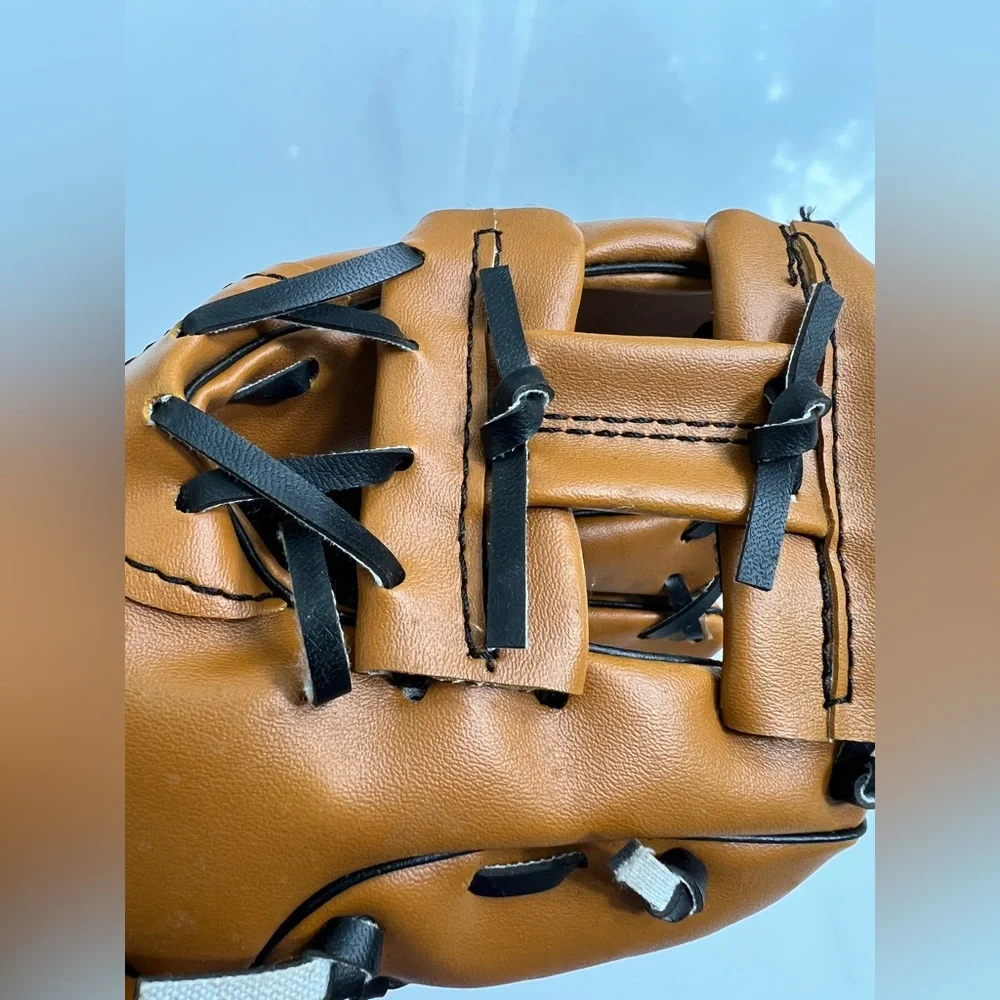 Kids Baseball Glove softball mitts by Wide Ball Brown with black accents